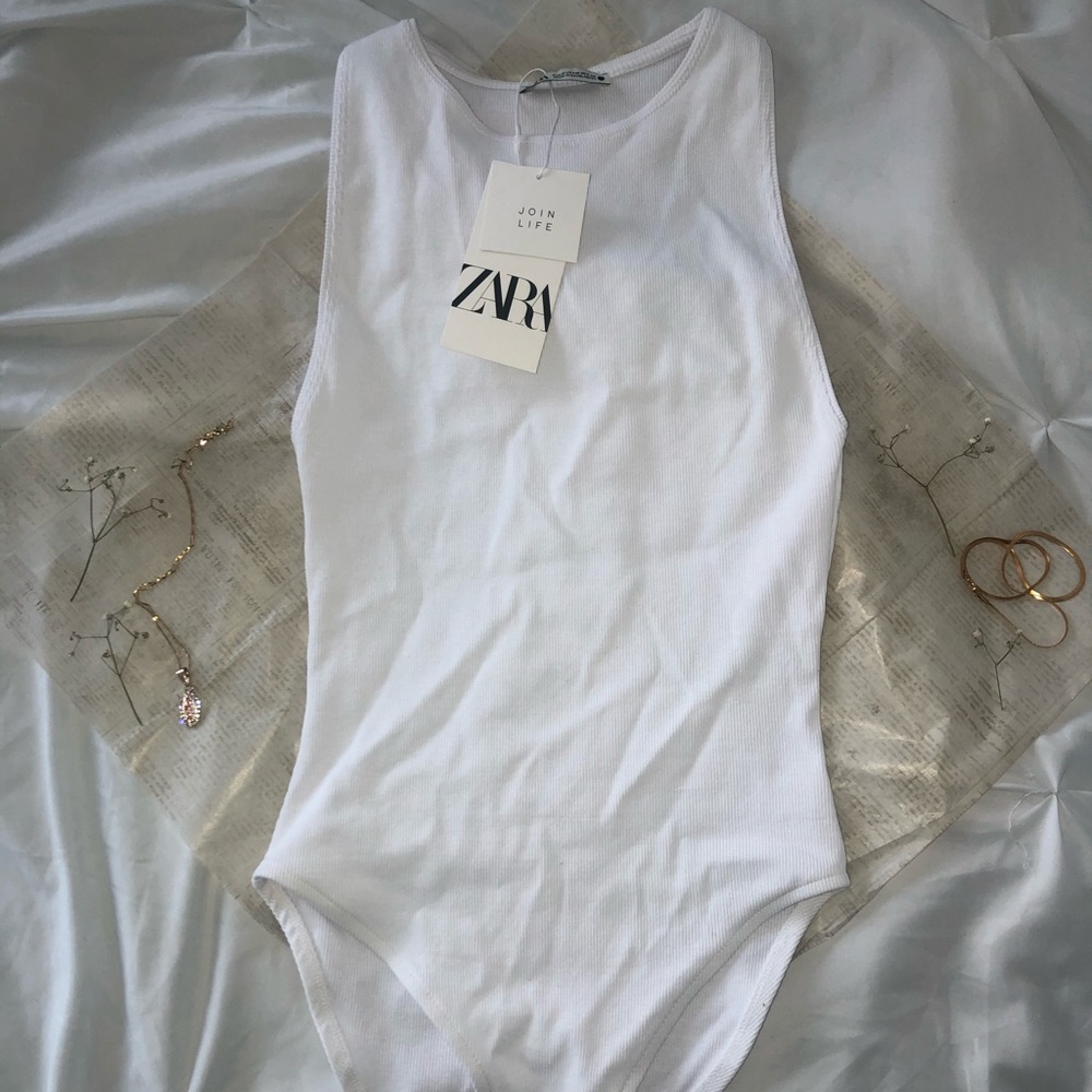 ZARA White Bodysuit